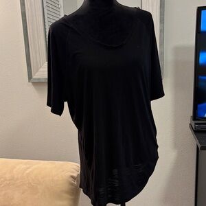 Terra & Sky Women's Classic Black Short Sleeve Tee